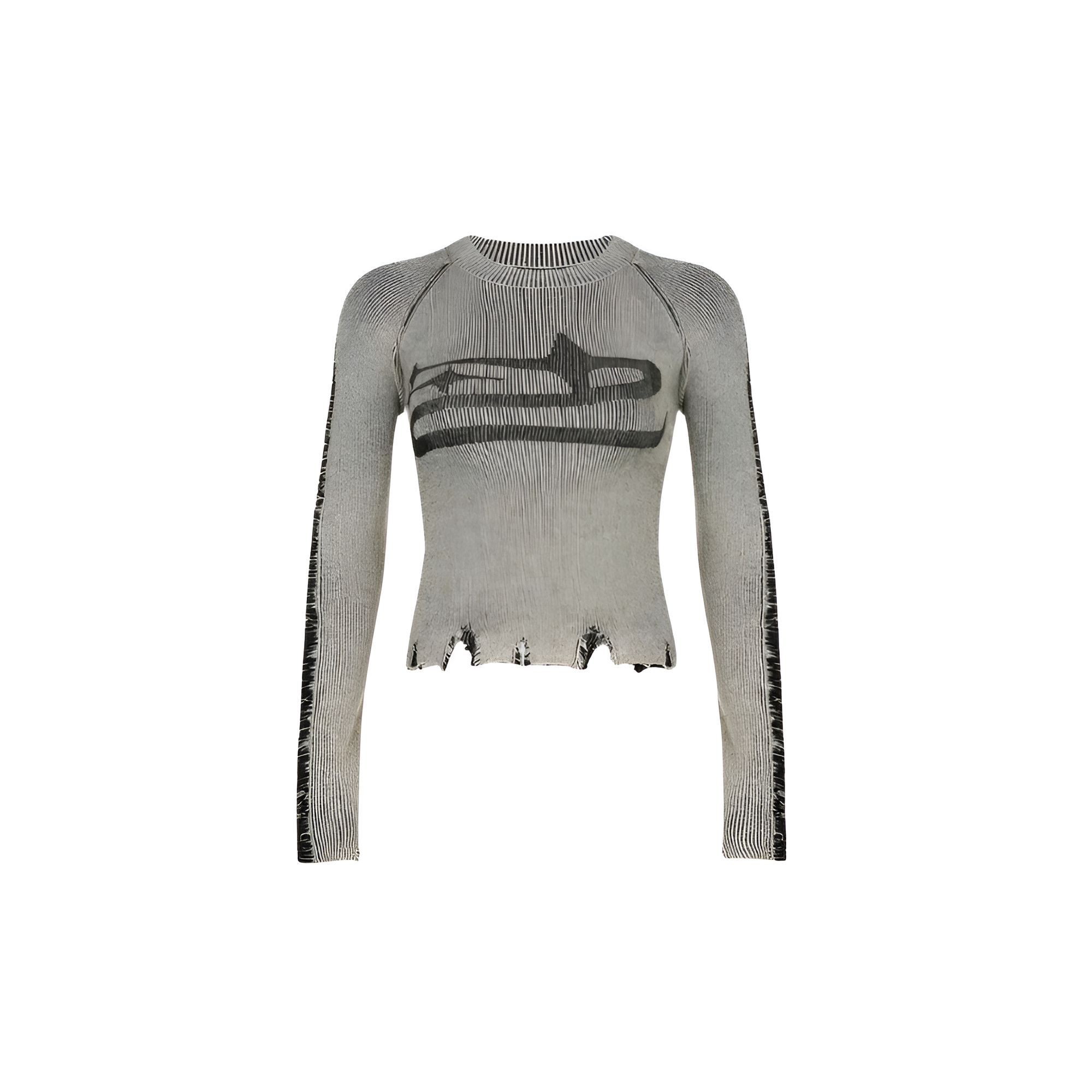 ripped long sleeve t-shirt