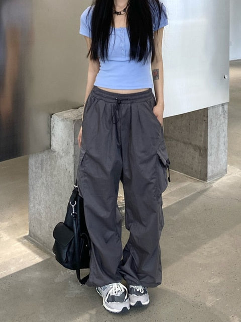 Techwear Cargo Track Pants