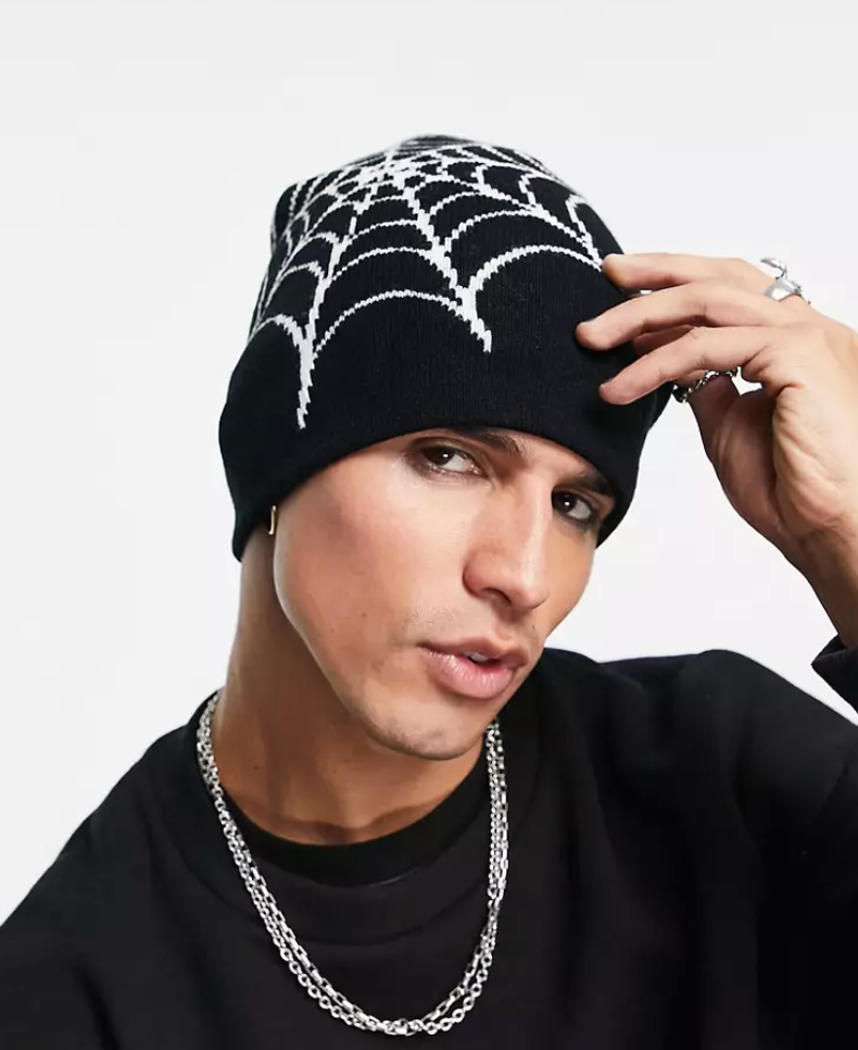 Spider Pattern Beanie
