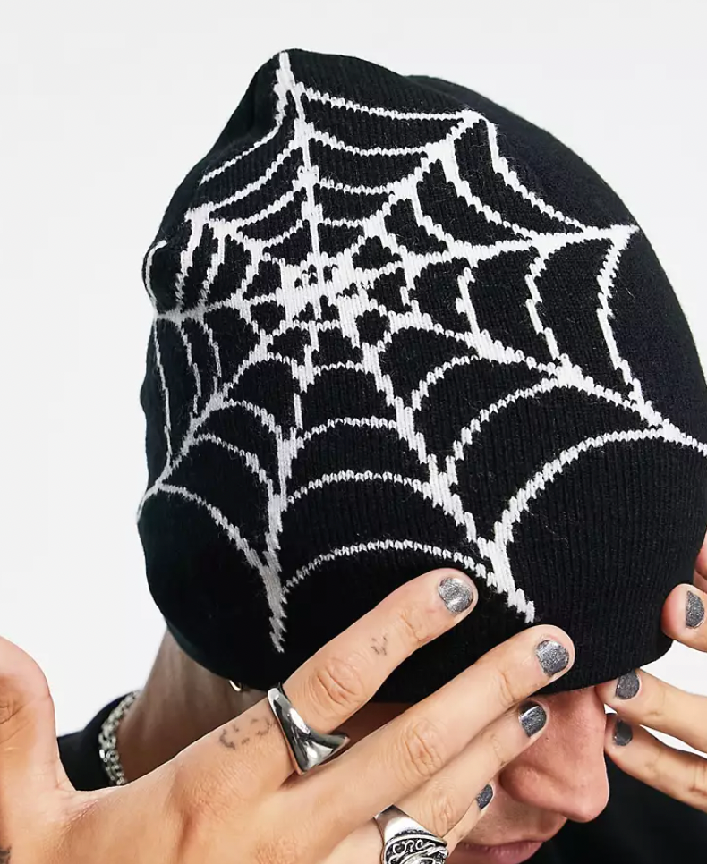 Spider Pattern Beanie