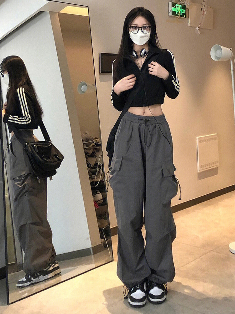 Techwear Cargo Track Pants